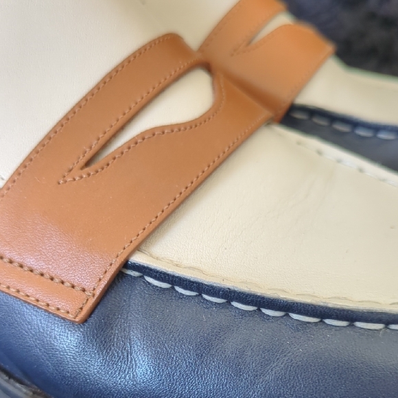 Cole Haan Men's Loafers - Cream and Brown - Picture 7 of 8